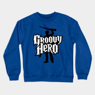 Awesome Horror Movie Hero Quote Logo Parody Crewneck Sweatshirt